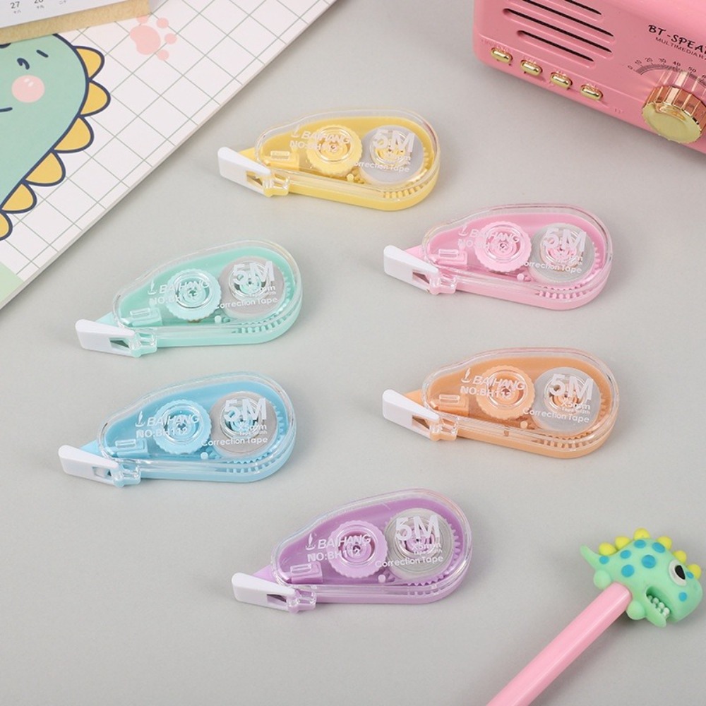 Correction Tape Roller - 6Pcs/set Bagged Macaron Correction Tape Kawaii