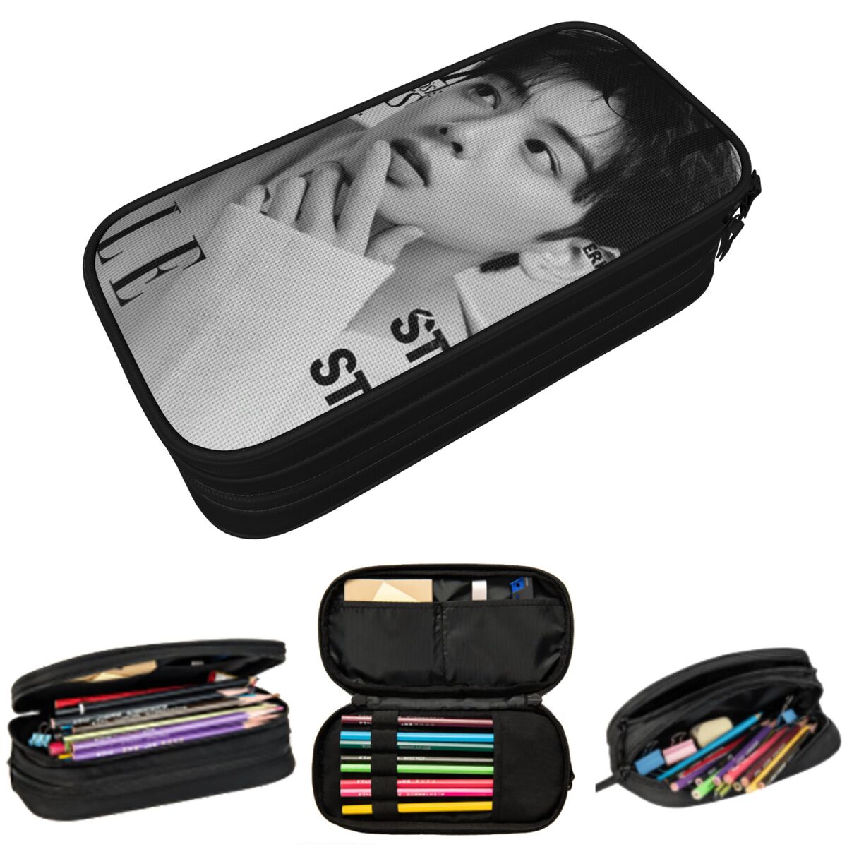 Stationery And Office Supply Chain - Cha EunWoo Kpop Astro Pencil Case