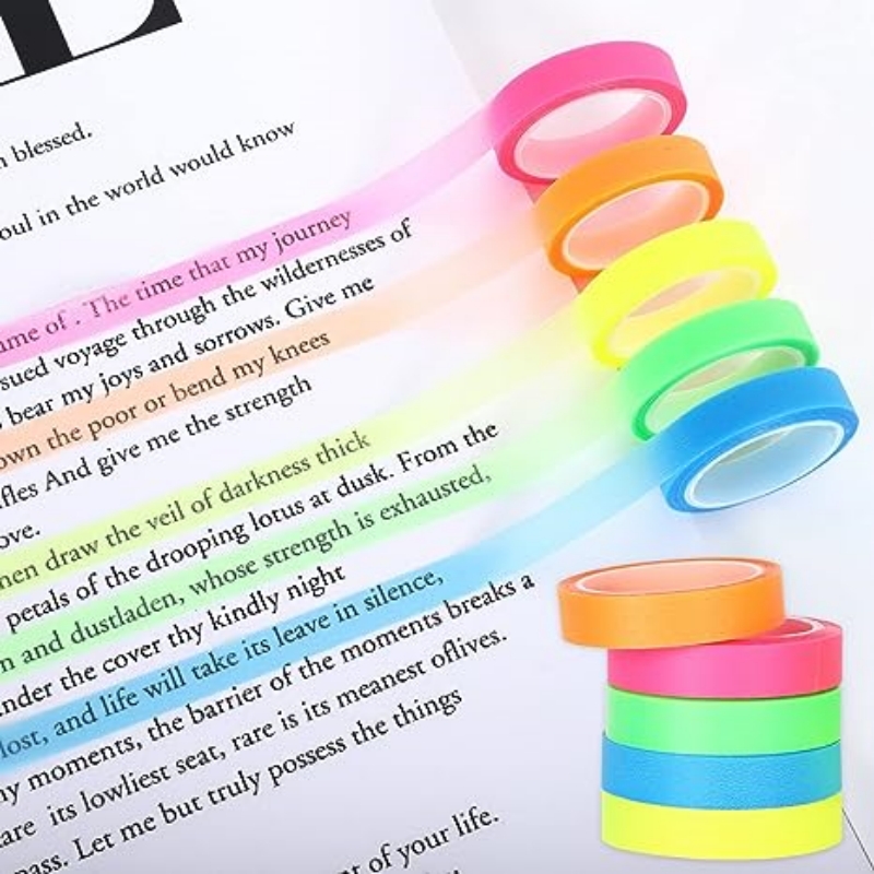 5 Rolls Multicolor Writable St - Correction Tape Roller ulasan dan harga