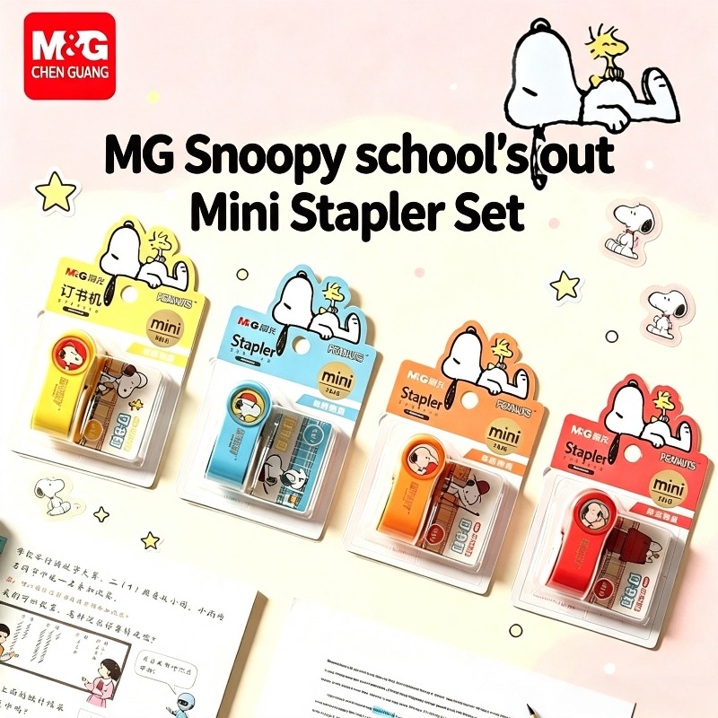 Snoopy Anime Figure Mini Stapl - Office Supply Office Stationery Items ulasan dan harga