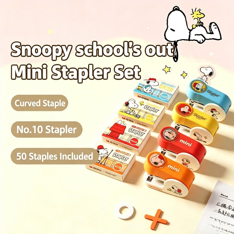 Snoopy Anime Figure Mini Stapl - Office Supply Office Stationery Items ulasan dan harga
