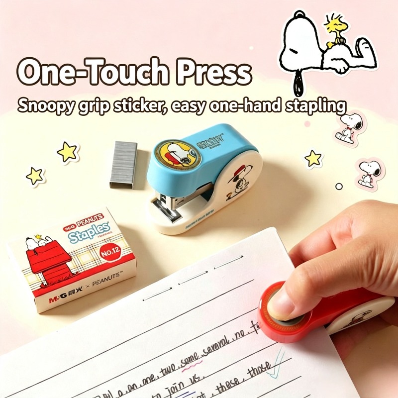 Snoopy Anime Figure Mini Stapl - Office Supply Office Stationery Items ulasan dan harga