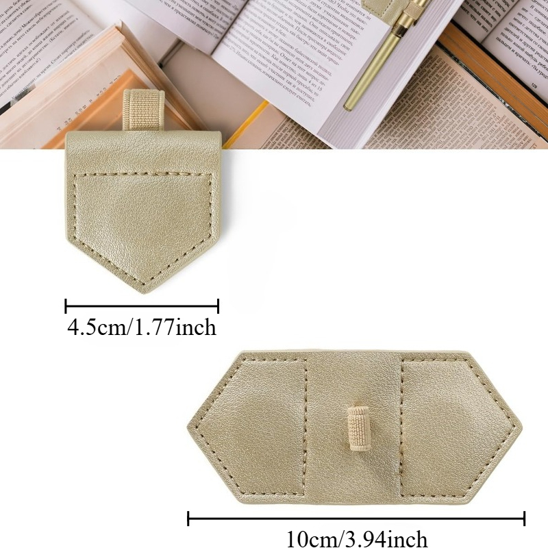 1pc Magnetic PU Leather Bookma - Bookmark Magnetic Clip ulasan dan harga