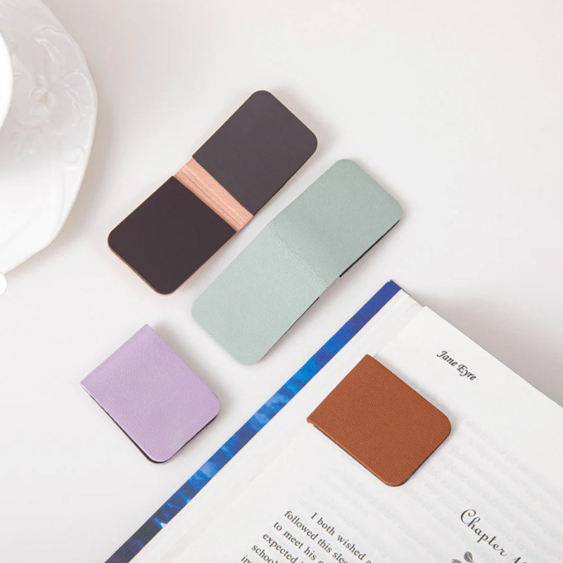 Premium Leather Magnetic Bookm - Bookmark Magnetic Clip ulasan dan harga