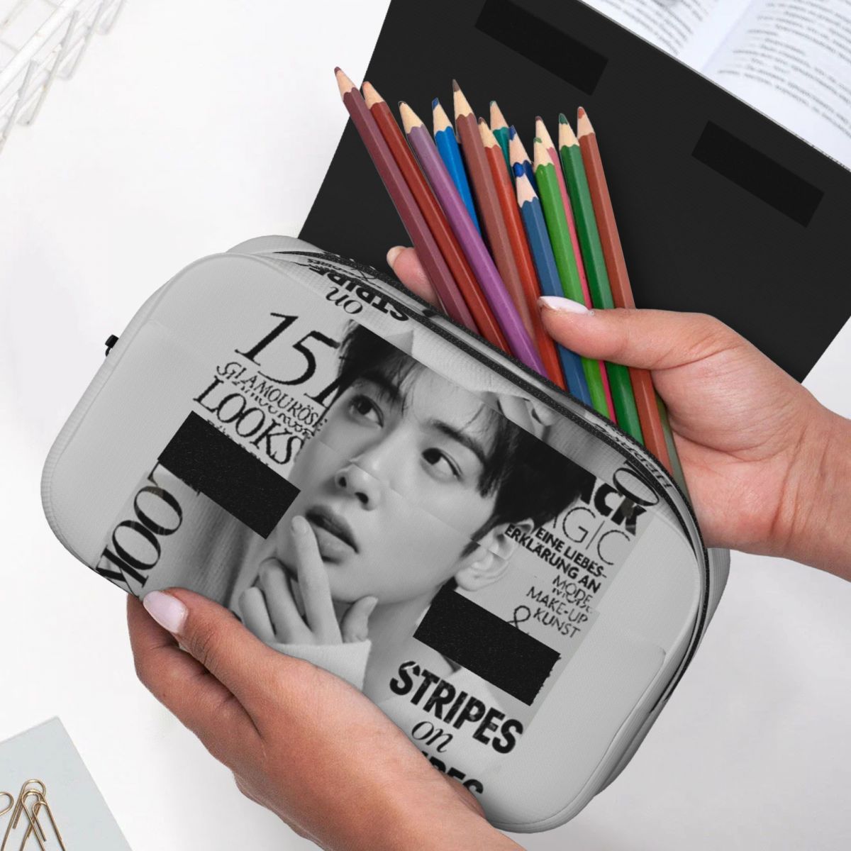 Cha EunWoo Kpop Astro Pencil C - Stationery And Office Supply Chain ulasan dan harga