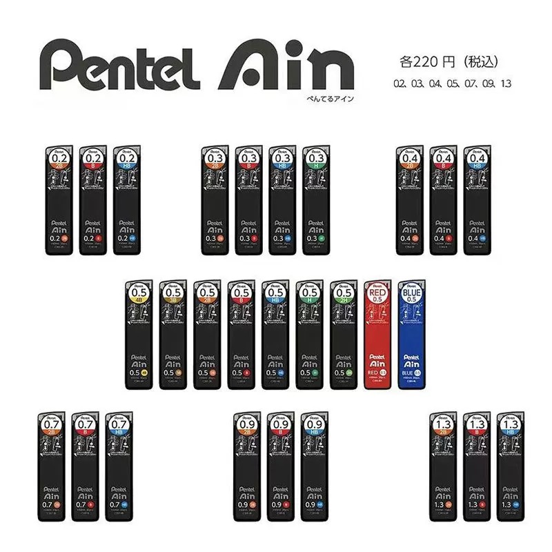 1pc Japanese Pentel Ain Mechia - Mechanical Pencil Lead ulasan dan harga
