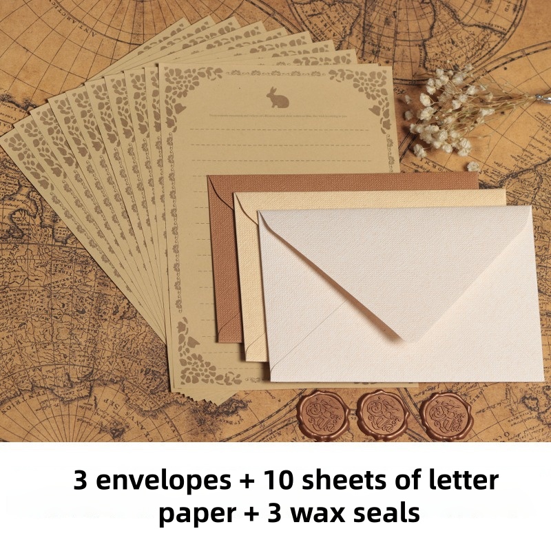 16PCS Vintage Linen Envelopes  - Letter Envelope Kraft ulasan dan harga