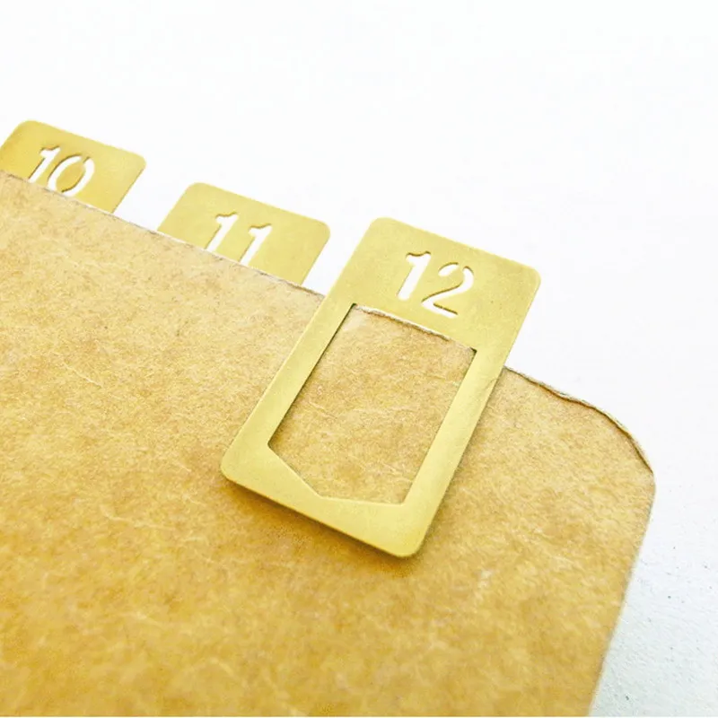 12 Pcs/lot Vintage Copper Book - Stationery Office And School Supply Stores ulasan dan harga