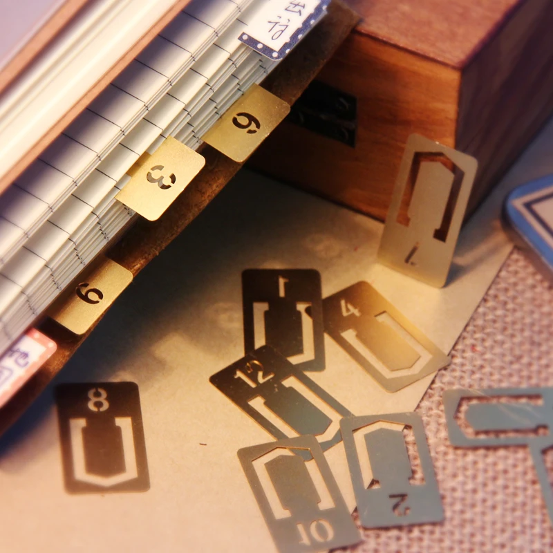 12 Pcs/lot Vintage Copper Book - Stationery Office And School Supply Stores ulasan dan harga