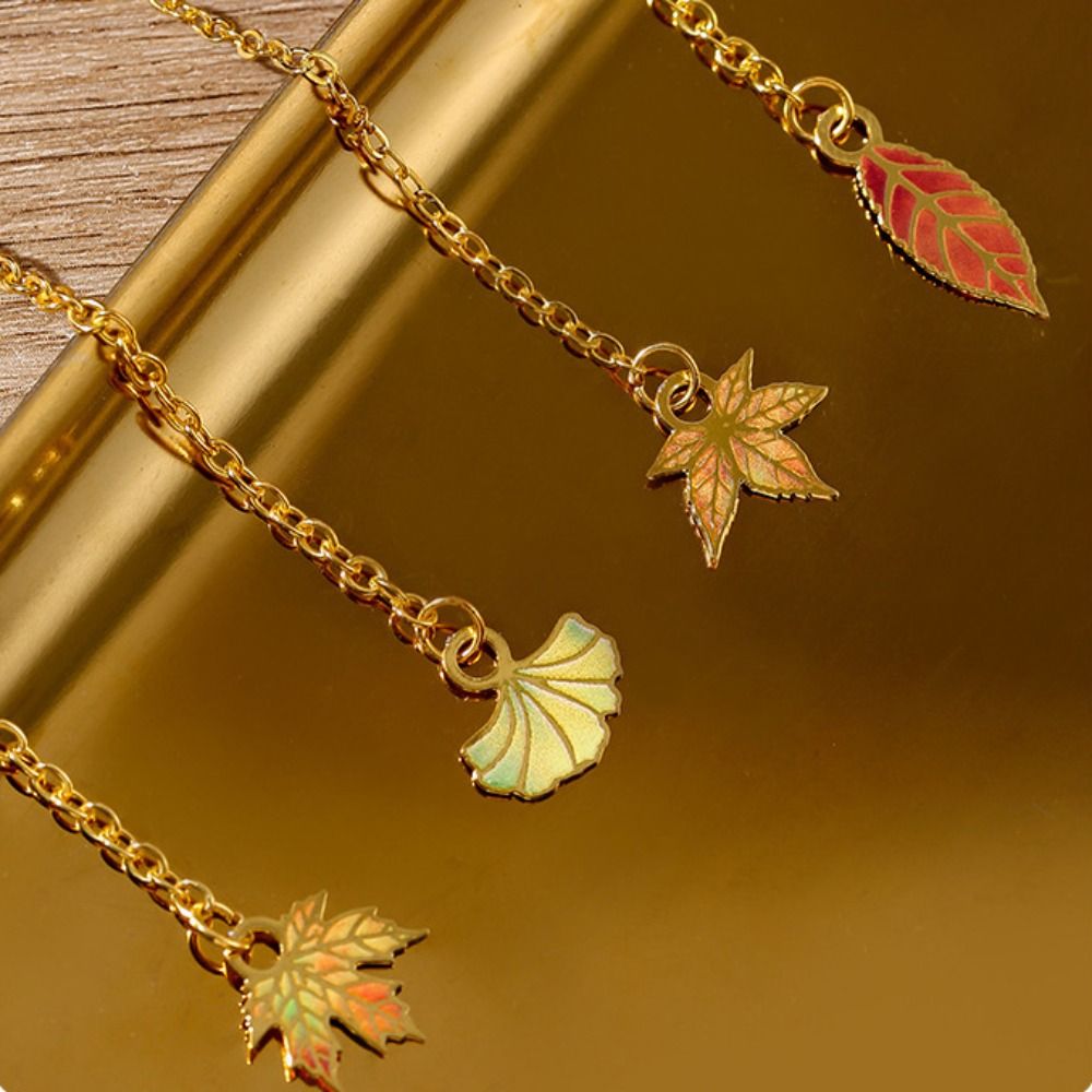 Metal Leaves Bronzing Bookmark - Stationery And Office Supply Chain ulasan dan harga