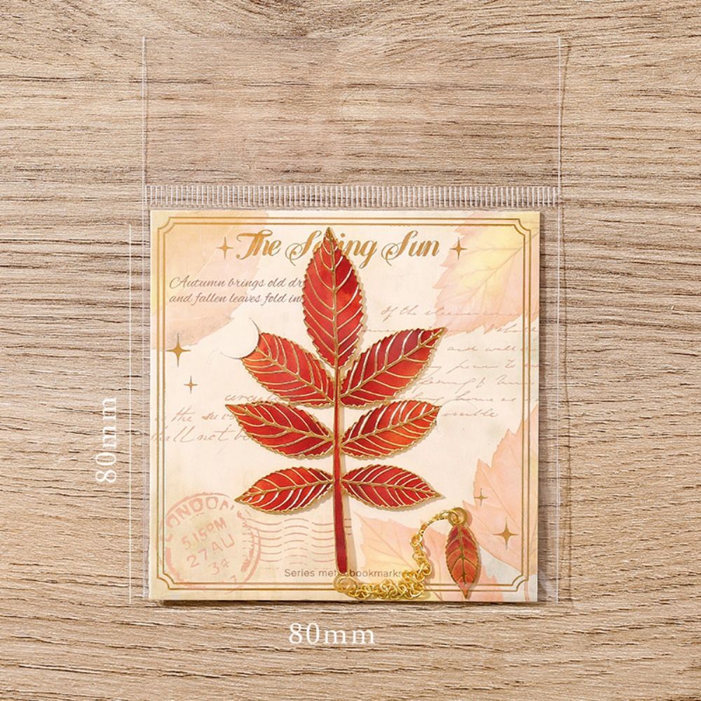 Metal Leaves Bronzing Bookmark - Stationery And Office Supply Chain ulasan dan harga