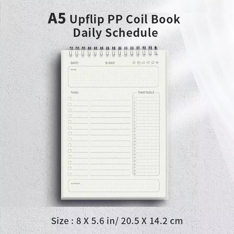 1pc Planner Agenda Spiral A5 N - Office Stationery Supply List ulasan dan harga