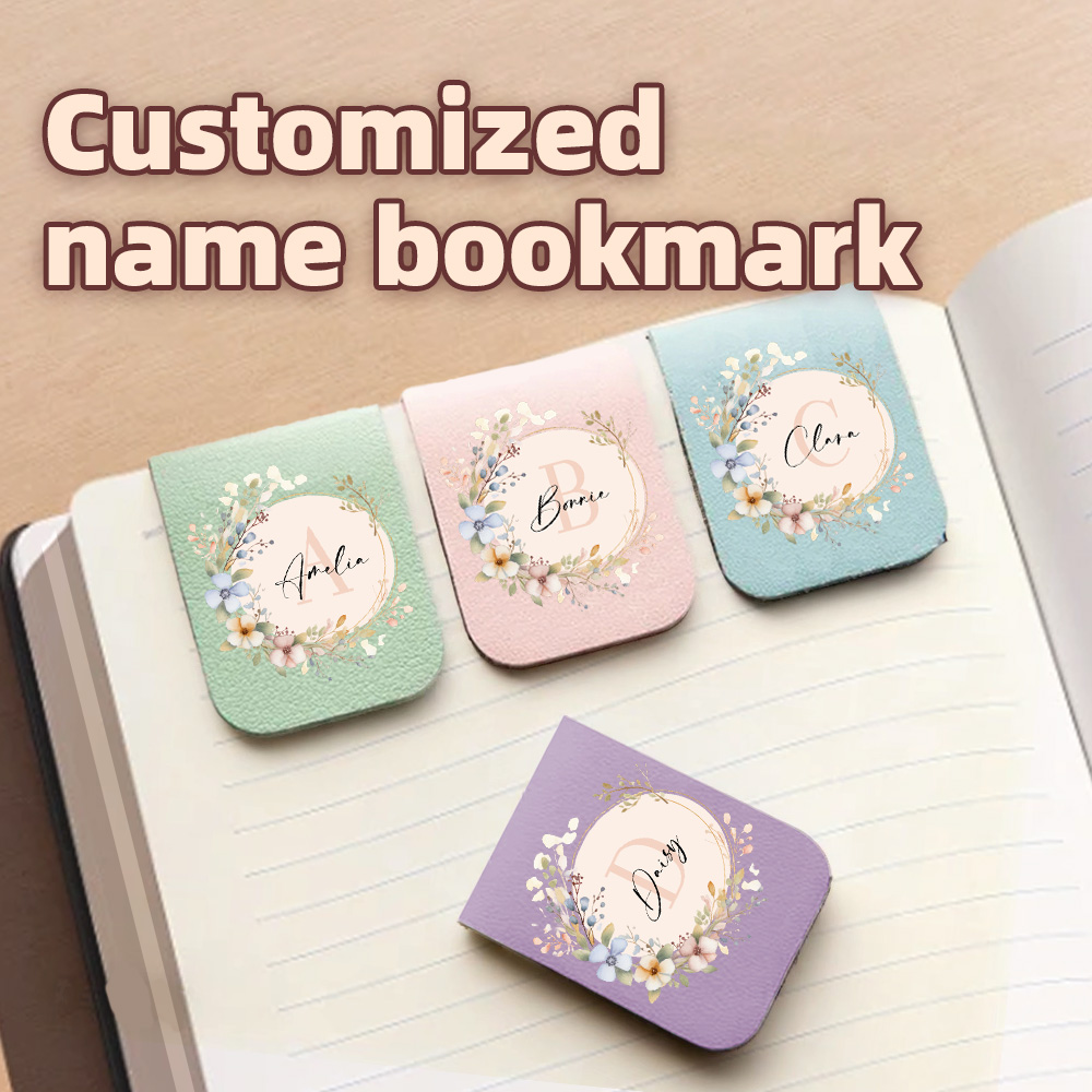 1pc Name Bookmark with Mirror  - Bookmark Magnetic Clip ulasan dan harga