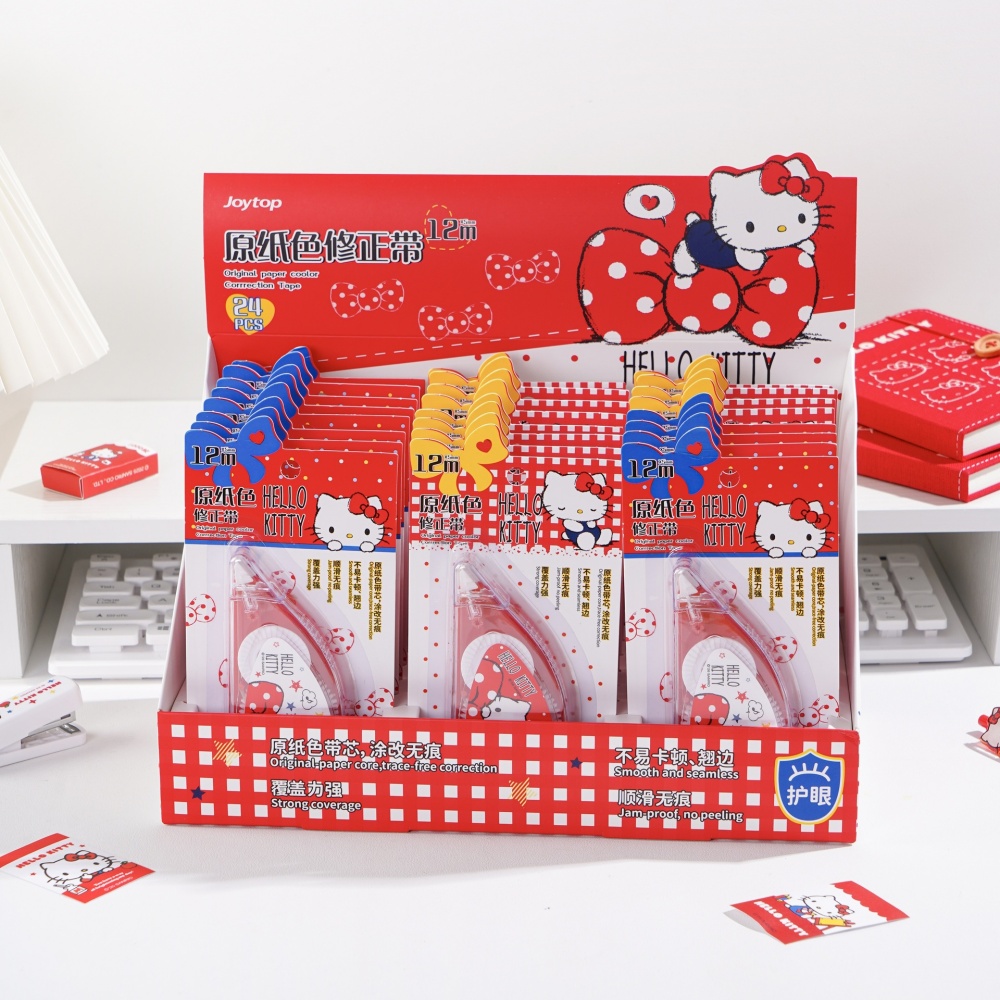 Genuine Hello Kitty Correction - Correction Tape Roller ulasan dan harga