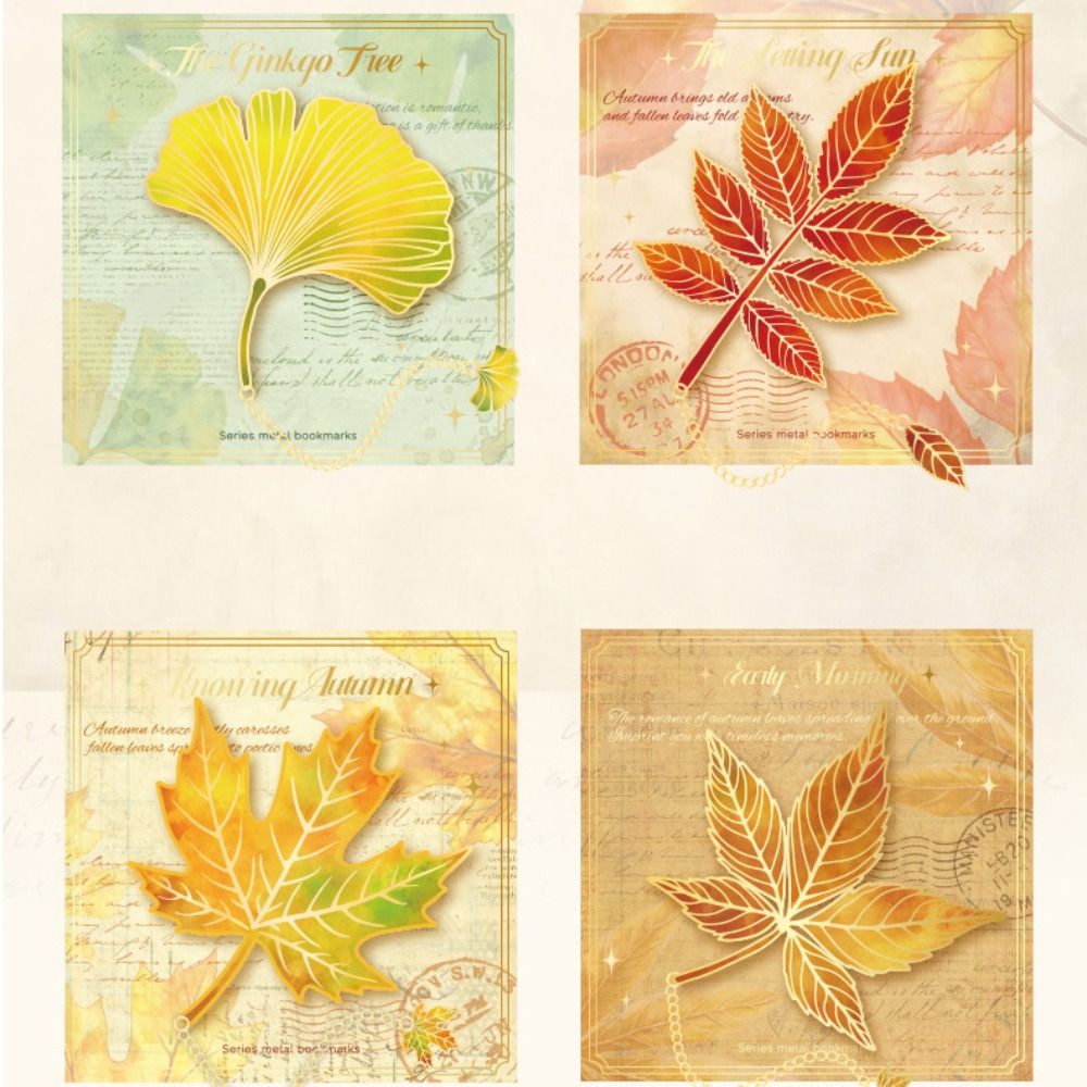 Metal Leaves Bronzing Bookmark - Stationery And Office Supply Chain ulasan dan harga
