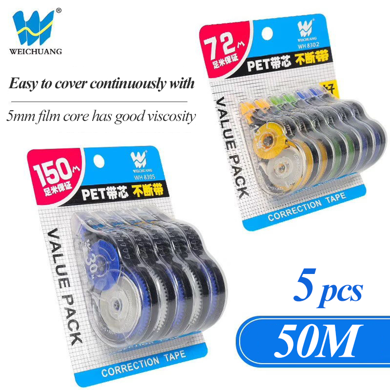 6pcs/Set School Correction Tap - Correction Tape Roller ulasan dan harga