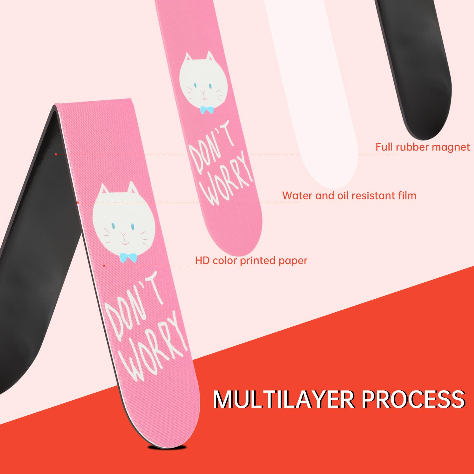 18pcs/30pcs Magnetic Bookmarks - Bookmark Magnetic Clip ulasan dan harga