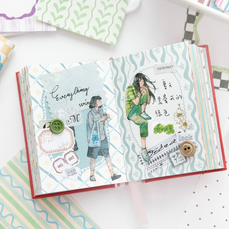 1book/100pcs Exquisite Pattern - Graph Paper Pad ulasan dan harga