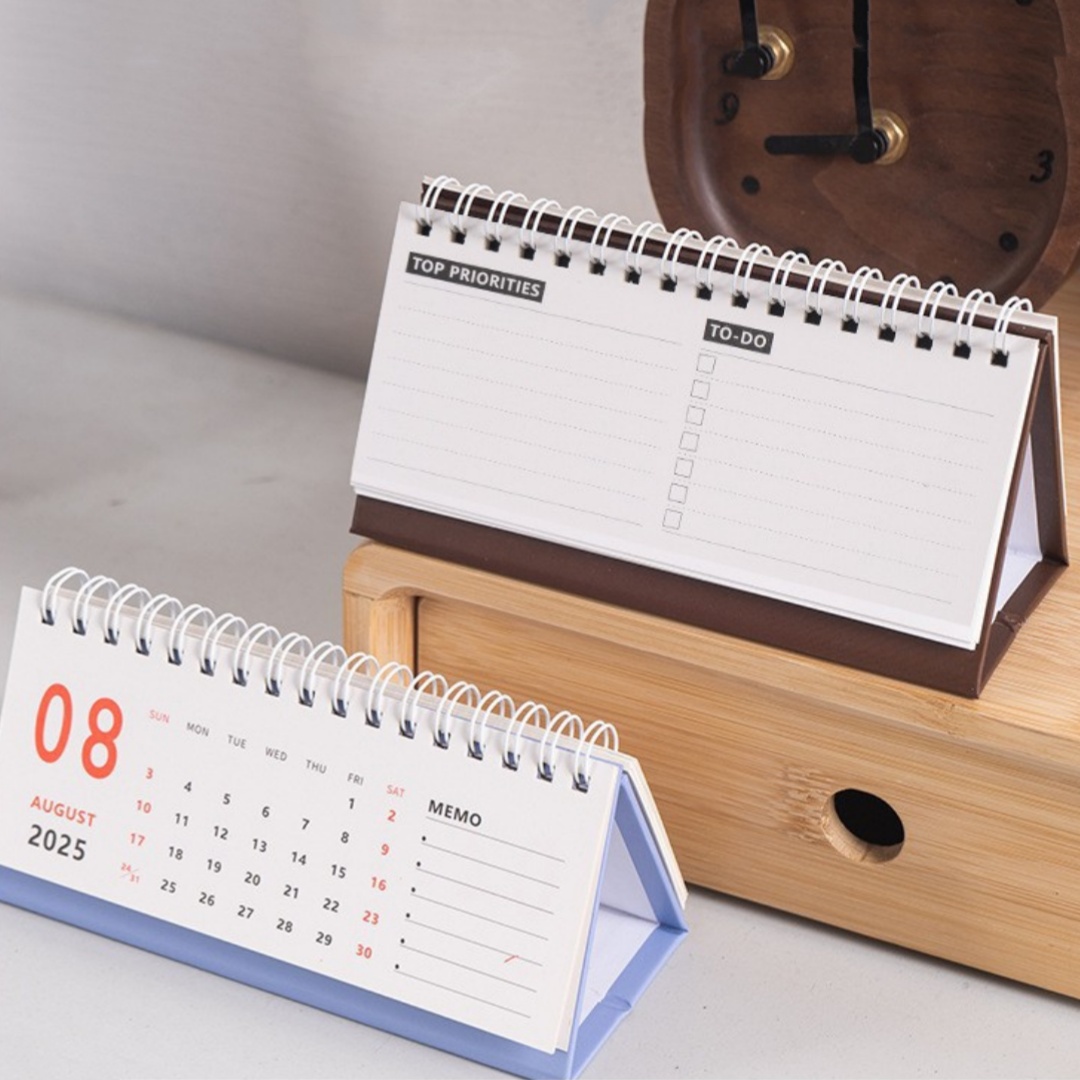 Simple Desk Calendar 2025-2026 - Office Stationery Supply List ulasan dan harga