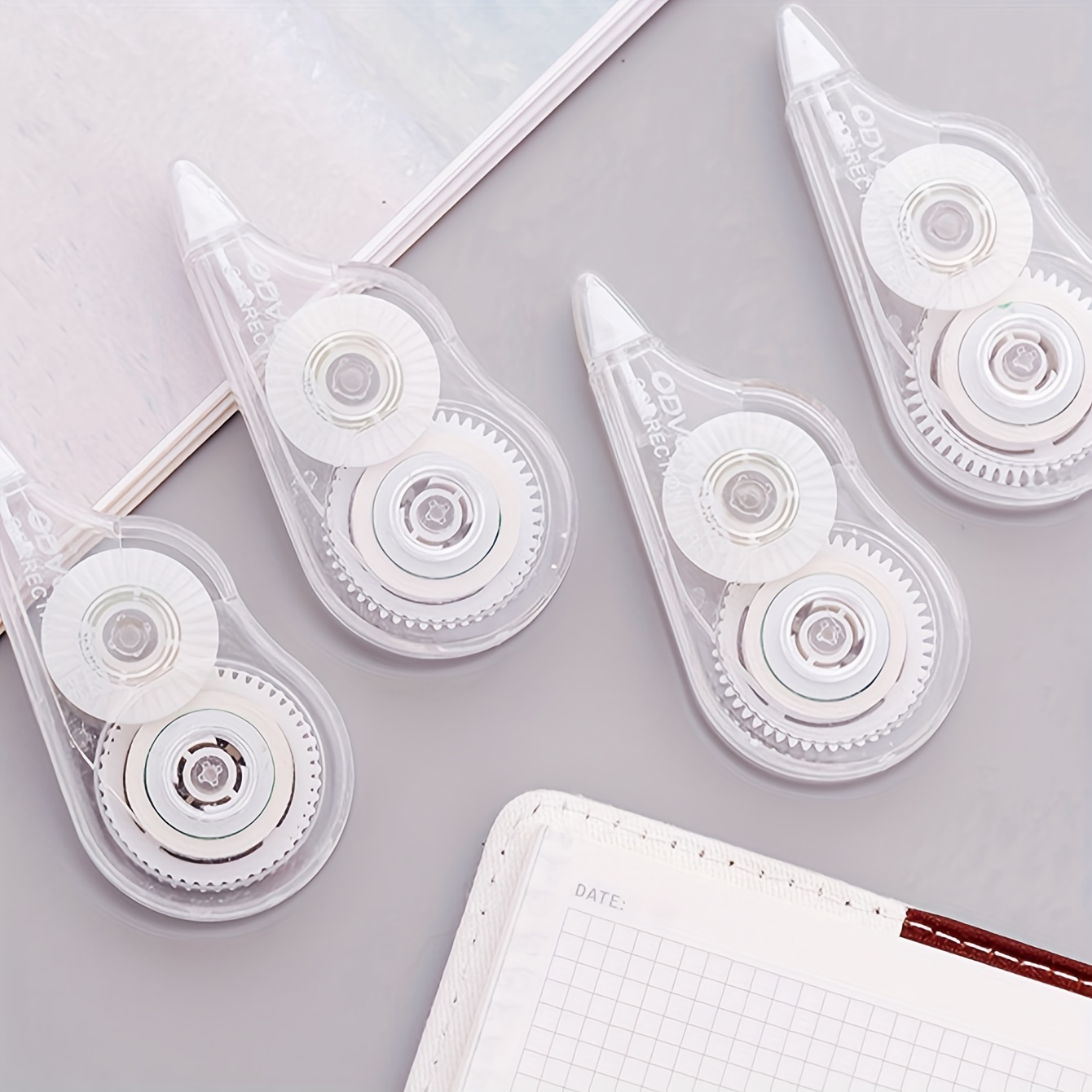 1 PC Large Capacity Transparen - Correction Tape Roller ulasan dan harga