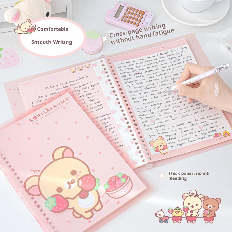 Rosyposy Korilakkuma Strawberr - Graph Paper Pad ulasan dan harga