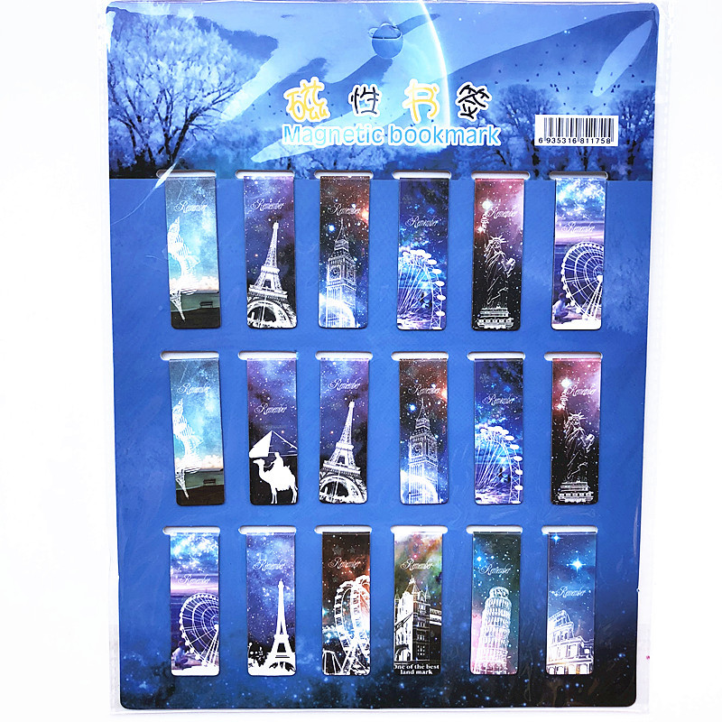 18 Pcs/Set Cat Tower Magnet Ma - Bookmark Magnetic Clip ulasan dan harga