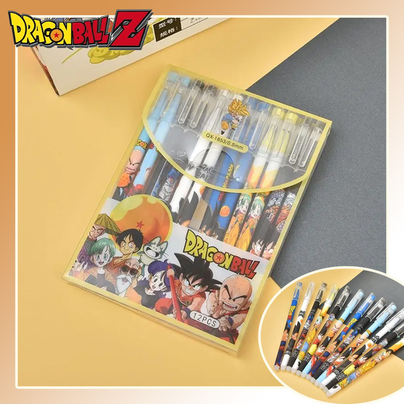 12PCS/Set Dragon Ball Gel Pen  - Office Supply Office Stationery Items ulasan dan harga