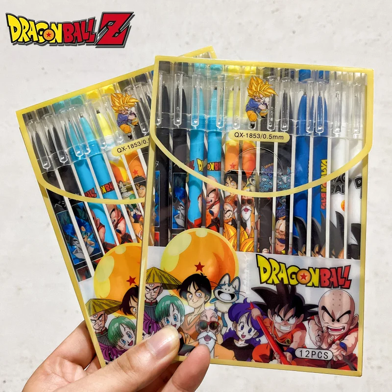 12PCS/Set Dragon Ball Gel Pen  - Office Supply Office Stationery Items ulasan dan harga