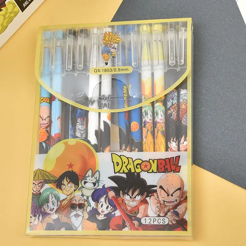12PCS/Set Dragon Ball Gel Pen  - Office Supply Office Stationery Items ulasan dan harga
