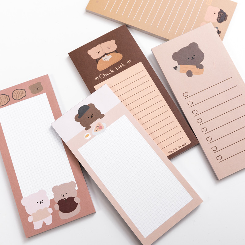 Kawaii Cute Korean Cookie Bear - Office Stationery Supply List ulasan dan harga