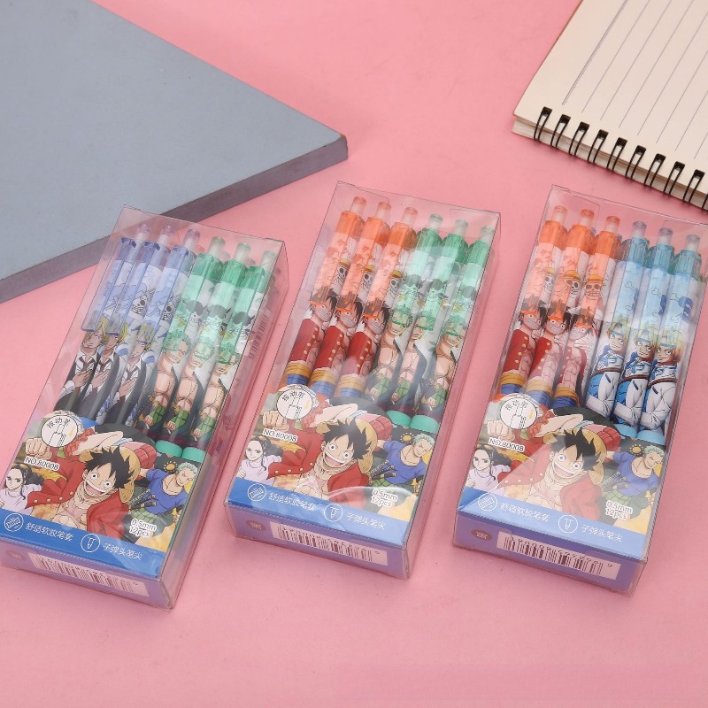 Anime One Piece Gel Pen Cute C - Gel Ink Pen Set ulasan dan harga