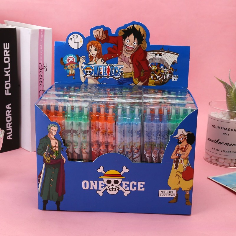 Anime One Piece Gel Pen Cute C - Gel Ink Pen Set ulasan dan harga