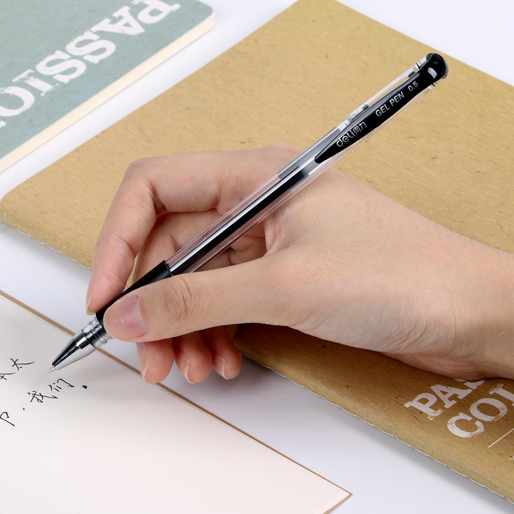 Deli 0.5mm Black Red Blue Ink  - Stationery Office And School Supply Stores ulasan dan harga